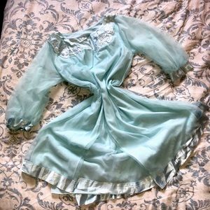 Vintage Two Piece Negligee Set